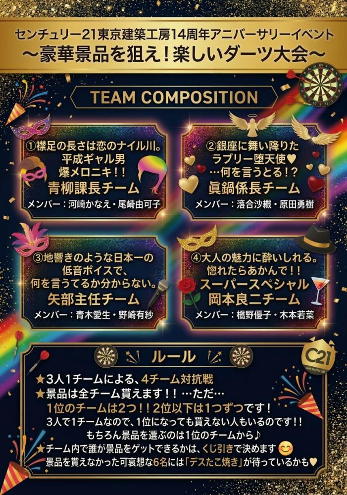 ★社内イベントの景品が決まったゾ★